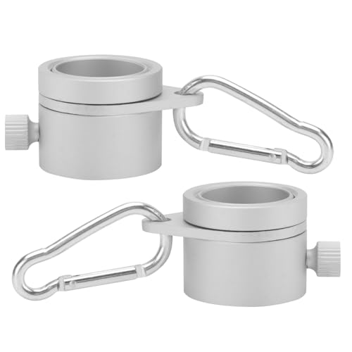 Supvox Teiliges Aluminiumlegierung Fahnenmast Ring Drehbare Flaggenhalter Rostfrei Leicht Anti wickel Design für Freies Fliegen der Flagge Langlebig und Witterungsbeständig von Supvox