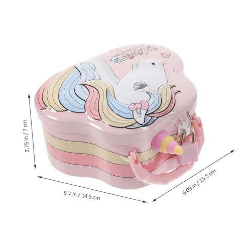 Supvox Tinplate Einhorn Spardose mit Schloss Multifunktionaler Münzbehälter Dekorative Cartoon Geldbox für Kinderzimmer Kompaktes Sparschwein zur Aufbewahrung von Bargeld Zufällige Farbe Supvox Tinplate Einhorn Spardose mit Schloss Multifunktionaler Münzbehälter Dekorative Cartoon Geldbox für Kinderzimmer Kompaktes Sparschwein zur Aufbewahrung von Bargeld Zufällige Farbe von Supvox