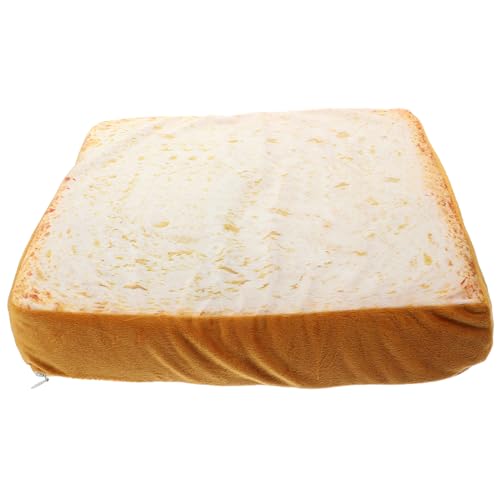 Supvox Toastkissen für Katzen und Kleine Hunde Weiche Dicke Waschbare Haustiermatte Abnehmbare Realistische Toastform rutschfeste Schlafunterlage Leicht und Tragbar für Zuhause und Supvox Toastkissen für Katzen und Kleine Hunde Weiche Dicke Waschbare Haustiermatte Abnehmbare Realistische Toastform rutschfeste Schlafunterlage Leicht und Tragbar für Zuhause und von Supvox