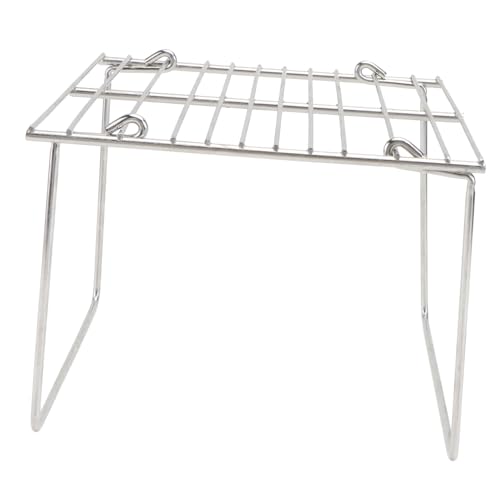 Supvox Tragbarer Grillrost Outdoor Barbecue Zubehör Robust Vielseitig für Camping Picknick Grillen von Supvox