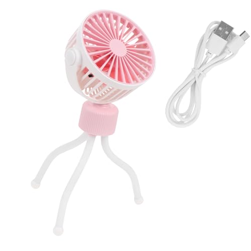 Supvox Tragbarer Kinderwagenventilator mit Flexiblem Stativ Wiederaufladbarer Mini Handventilator für USB Ladefunktion für Park und Zoo Supvox Tragbarer Kinderwagenventilator mit Flexiblem Stativ Wiederaufladbarer Mini Handventilator für USB Ladefunktion für Park und Zoo von Supvox