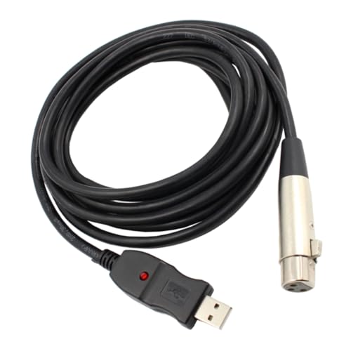 Supvox USB Xlr Adapterkabel USB mikrofonkabel mit Dac Plug Play für Computeraufnahme und Karaoke Klarer Sound Kompatibel Supvox USB Xlr Adapterkabel USB mikrofonkabel mit Dac Plug Play für Computeraufnahme und Karaoke Klarer Sound Kompatibel von Supvox