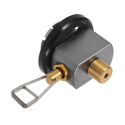 Supvox Universeller Gasadapter für Gaskartuschen Schraubventil Kompakter Camping Gaskartuschen Adapter für Outdoor Kocher Leichter Flüssiggas Butan Gasflaschen verbinder für Grill und von Supvox