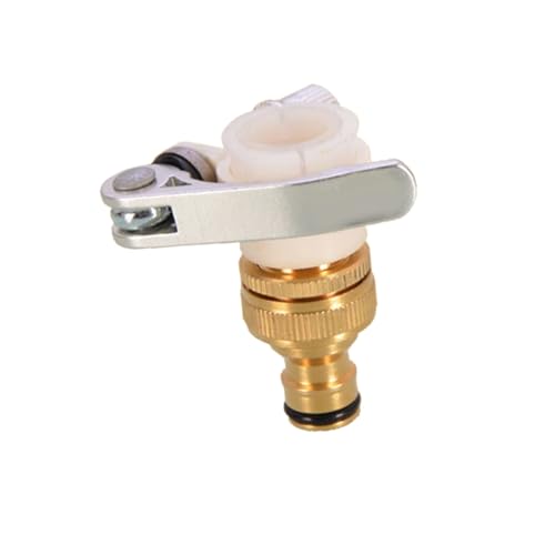 Supvox Universeller und Messing Wasserhahn Adapter Schlauchanschluss Hahnverbinder Schnellverbinder für Waschmaschine Garten Küche Bad Waschbecken von Supvox