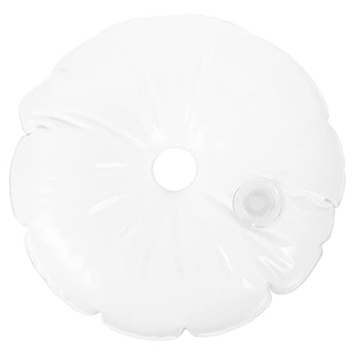 Supvox Wasserfüllbare Sonnenschirm Basis für Strand und Garten Stabiler Flaggenständer für Hochzeit und Outdoor Dekoration Faltbares Design Weiß Leicht und Robust von Supvox