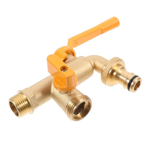 Supvox Wasserhahn Für Den Außenbereich Austausch des Wasserhahns Im Freien Kaltwasserhahn Gartenschlauchanschluss Wasserzapfstelle Für Den Außenbereich Zapfhahn Im Freien Golden Kupfer von Supvox