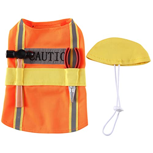 Supvox Wear-Resistant Hundekleidung Für Kleine Hunde Niedliches Ingenieurkostüm Für Haustiere Für Partys Fotoshootings Und Alltag Für Süße Auftritte Supvox Wear-Resistant Hundekleidung Für Kleine Hunde Niedliches Ingenieurkostüm Für Haustiere Für Partys Fotoshootings Und Alltag Für Süße Auftritte von Supvox