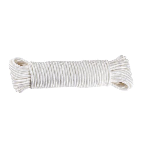 Supvox Witterungsbeständiges Nylon Fahnenmast Hissseil Seil mit Hoher Zugfestigkeit UV und Abriebresistent für Außenbereich Lang für Flaggenmast Ersatz von Supvox