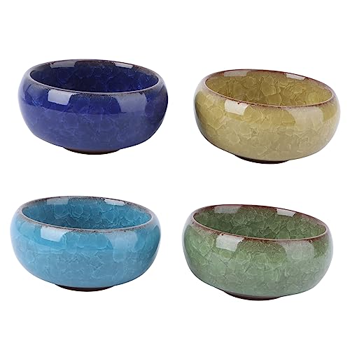 Supvox 4er-Pack Keramik-blumentopf Mit Eisriss-Muster Kreativer Übertopf Heimdekoration Zufällige Auswahl Supvox 4er-Pack Keramik-blumentopf Mit Eisriss-Muster Kreativer Übertopf Heimdekoration Zufällige Auswahl von Supvox