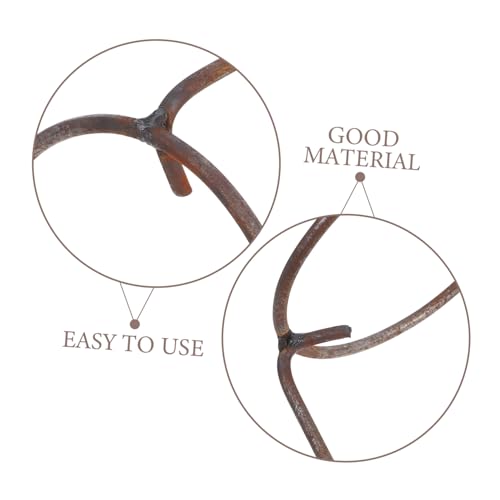 Supvox Wok Halter aus Verschleißfestem Metall Stabiler Outdoor topfständer für Feuerstelle Dreibeiniger Herdständer für Camping Grillen und Picknick Kompatibel mit Großen Feuerstellen von Supvox