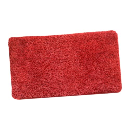 Supvox rutschfeste Saugfähige Türvorleger Matte Haushalts Fußmatte für Eingangsbereich Badezimmer Wohnzimmer Waschbare Weiche Bodenmatte in Rot Supvox rutschfeste Saugfähige Türvorleger Matte Haushalts Fußmatte für Eingangsbereich Badezimmer Wohnzimmer Waschbare Weiche Bodenmatte in Rot von Supvox