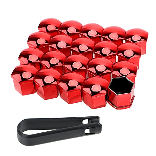 20 Stück 17mm Auto Radmutterkappen Radschrauben Kappen Radmuttern Abdeckungen für Räder Universal Reifen Mutter Abdeckungen Radmuttern mit Entfernung Werkzeug für Autos Rot 20 Stück 17mm Auto Radmutterkappen Radschrauben Kappen Radmuttern Abdeckungen für Räder Universal Reifen Mutter Abdeckungen Radmuttern mit Entfernung Werkzeug für Autos Rot von Surakey