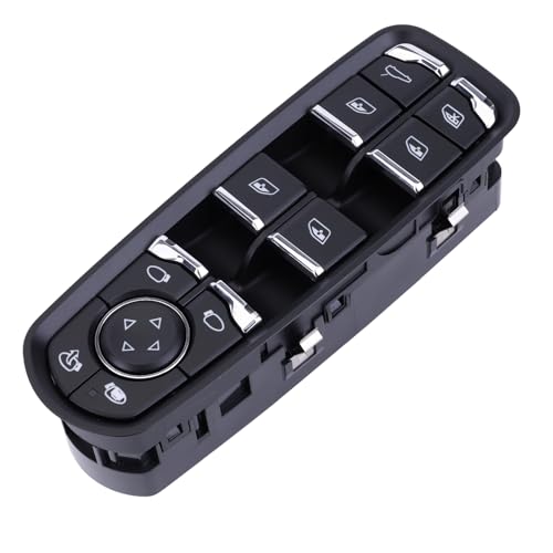 7PP959858AE Fensterheber Schalter vorne links schwarz für Porsche Cayenne 92A Macan 95B Elektrischer Fensterheberschalter Electric Power Master Fensterschalter 7PP959858AF, 7PP959858Q,7PP 959 858 A 7PP959858AE Fensterheber Schalter vorne links schwarz für Porsche Cayenne 92A Macan 95B Elektrischer Fensterheberschalter Electric Power Master Fensterschalter 7PP959858AF, 7PP959858Q,7PP 959 858 A von Surakey
