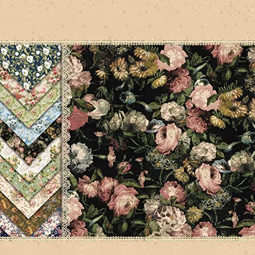 Surakey 24 Stk Scrapbooking Papier Deko Vintage Bastelpapier Dekopapier Designpapier Scrapbook Zubehör Journal Zubehör Papier für Tagebuch Notizbuch Fotoalbum DIY Kunst und Handwerk, 15x15cm Surakey 24 Stk Scrapbooking Papier Deko Vintage Bastelpapier Dekopapier Designpapier Scrapbook Zubehör Journal Zubehör Papier für Tagebuch Notizbuch Fotoalbum DIY Kunst und Handwerk, 15x15cm von Surakey