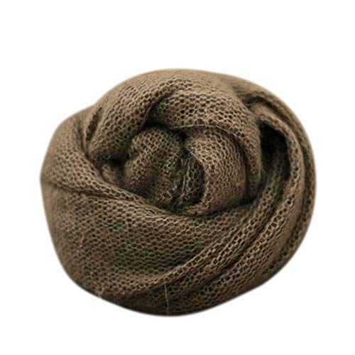 Surakey Neugeborenen Baby Wrap Decke, Braun, 40cm x 160cm, Strickgarn, Wrap, Decke, Babydecke, Neugeborenen Fotografie Requisiten, 0-12 Monate Surakey Neugeborenen Baby Wrap Decke, Braun, 40cm x 160cm, Strickgarn, Wrap, Decke, Babydecke, Neugeborenen Fotografie Requisiten, 0-12 Monate von Surakey