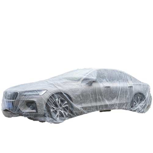 Surakey Universal Autoschutzhülle für den Außenbereich, Transparente PE-Autoabdeckung, Wasserdicht staubdicht Auto Abdeckung, Einweg-Autoabdeckung mit elastischem Band,XL Surakey Universal Autoschutzhülle für den Außenbereich, Transparente PE-Autoabdeckung, Wasserdicht staubdicht Auto Abdeckung, Einweg-Autoabdeckung mit elastischem Band,XL von Surakey