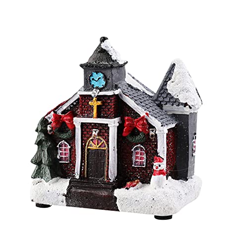 Weihnachtsdorf Deko Ornaments, Weihnachtsdorf Mit LED-Licht, Weihnachtshaus mit Santa Claus, LED-Beleuchtung,Weihnachtsdeko Amerikanisch Lichterkette Weihnachts-Winter-Dorf Weihnachten Basteln Weihnachtsdorf Deko Ornaments, Weihnachtsdorf Mit LED-Licht, Weihnachtshaus mit Santa Claus, LED-Beleuchtung,Weihnachtsdeko Amerikanisch Lichterkette Weihnachts-Winter-Dorf Weihnachten Basteln von Surakey