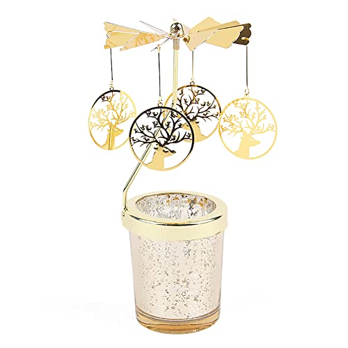 Windlicht Teelichtkarussel aus Glas Teelichthalter,Karussell Teelichter Kerzenhalter,Motiv Elch Windlichter Kerzenglas Teelicht Kerzen-Halter Geschenk Dekoration für Hochzeit,Geburtstag,Weihnachten Windlicht Teelichtkarussel aus Glas Teelichthalter,Karussell Teelichter Kerzenhalter,Motiv Elch Windlichter Kerzenglas Teelicht Kerzen-Halter Geschenk Dekoration für Hochzeit,Geburtstag,Weihnachten von Surakey