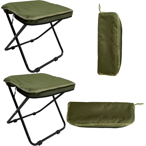 Surbootime Campinghocker, 2 Stück, 33 x 25,4 x 32,8 cm, tragbar, faltbar, kompakt, Outdoor-Fußhocker, leichter Mini-Klapphocker für Wandern, Garten, Angeln und Picknick, Grillen, Tragkraft 100 kg Surbootime Campinghocker, 2 Stück, 33 x 25,4 x 32,8 cm, tragbar, faltbar, kompakt, Outdoor-Fußhocker, leichter Mini-Klapphocker für Wandern, Garten, Angeln und Picknick, Grillen, Tragkraft 100 kg von Surbootime