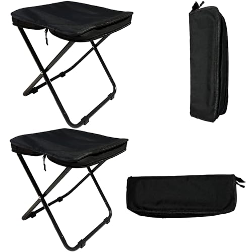 Surbootime Campinghocker, 2 Stück, 33 x 25,4 x 32,8 cm, tragbar, faltbar, kompakt, Outdoor-Fußhocker, leichter Mini-Klapphocker für Wandern, Garten, Angeln und Picknick, Grillen, Tragkraft 100 kg Surbootime Campinghocker, 2 Stück, 33 x 25,4 x 32,8 cm, tragbar, faltbar, kompakt, Outdoor-Fußhocker, leichter Mini-Klapphocker für Wandern, Garten, Angeln und Picknick, Grillen, Tragkraft 100 kg von Surbootime
