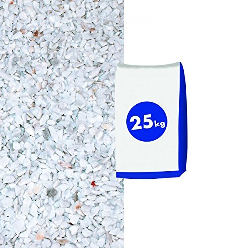 Marmorkies Carrara 5-8 mm 25 kg Sack weiss von Surdefens