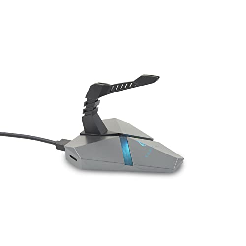 SureFire Axis Gaming Hub - Maus Bungee RGB mit 3x USB 3.2 Gen 1 Anschl├╝ssen, Mauskabelhalter, microSD-Steckplatz f├╝r PC & Notebook von SureFire