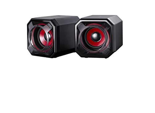SureFire Lautsprecher Gator Eye, 5W Stereo Gaming Speaker, USB 2.0, Lautsprecher Boxen für PC & Notebook & Playstation & Xbox, USB Gaming Lautsprecher, Gaming PC Lautsprecher von SureFire