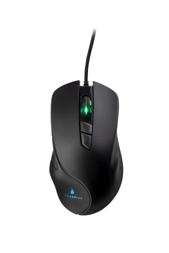 SureFire Martial Claw Gaming Maus mit RGB-Beleuchtung, PC Maus mit 7 programmierbaren Tasten, Maus kabelgebunden, 7.200 DPI Computermaus mit 1,8m Kabel von SureFire