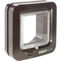 SureFlap Mikrochip Cat door Katzenklappe Braun 1St. von SureFlap