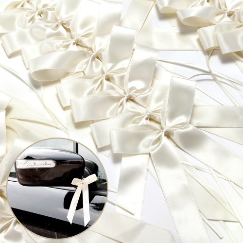 25 Stück Antennenschleifen Cream Autoschmuck 25 pcs Autoschleifen Hochzeit(Creme) 25 Stück Antennenschleifen Cream Autoschmuck 25 pcs Autoschleifen Hochzeit(Creme) von SurePromise One Stop Solution for Sourcing