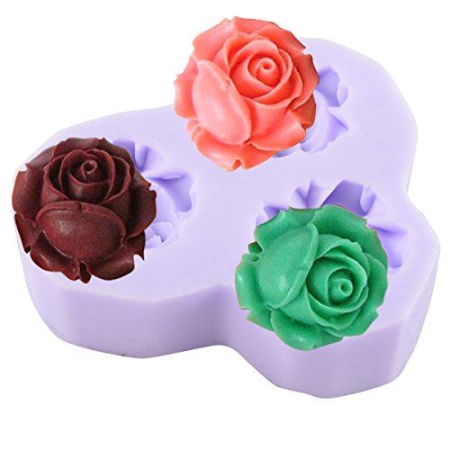 *Versand aus Deutschland* 100 St. ROSE SILIKON AUSSTECHER Ausstechform fuer Marzipan Fondant Tortendeko Seife Form von SurePromise One Stop Solution for Sourcing