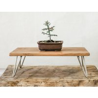 Modern Naturholz Mid Century Bonsai Oder Terrarium Tisch von SurfCabinTrees