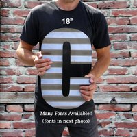 4 "Bis 24" Zoll Schneller Versand Benutzerdefinierte Gewellte Metall Buchstaben Bauernhaus Wohnkultur Wandkunst A-Z 0-9 Personalisierte Rustikale von SurfToSummit