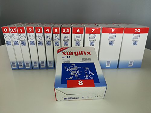 Surgifix - Elastisches Röhrennetz Poly, Größe 8, zur Fixierung von Kompressen, Gazen und Achsel-, Schulter- und Körperverbänden, Spannlänge 25 m, weiße Farbe, hergestellt in Italien, 1 Stück Surgifix - Elastisches Röhrennetz Poly, Größe 8, zur Fixierung von Kompressen, Gazen und Achsel-, Schulter- und Körperverbänden, Spannlänge 25 m, weiße Farbe, hergestellt in Italien, 1 Stück von GIMA