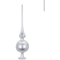 Inge-Glas Funkelnde Himmelsbaumspitze in Silber Weiß Matt von SuriEliseAndCo