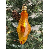 Inge-Glas Vintage Goldfisch Glas Ornament von SuriEliseAndCo