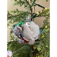 Inge-Glas Vintage Lovey Dove Deutsches Glasornament von SuriEliseAndCo