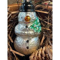 Inge-Glas Vintage Schneemann von SuriEliseAndCo