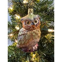 Inge-Glas Wide Eyed Forest Owl Glas von SuriEliseAndCo