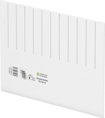 Surplus Systems Abtrenner für Eurobox 36 x 26 cm, weiß Boxen, Körbchen & Kisten von Surplus Systems