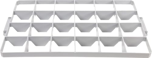 Surplus Systems Gläsereinsatz für Eurobox 60 x 40 cm 24 Fächer, 2-teilig Boxen, Körbchen & Kisten von Surplus Systems