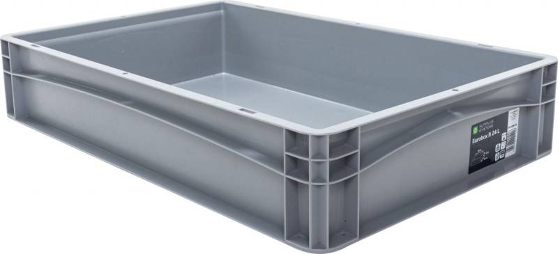 Surplus Systems Eurobox B 60 x 40 x 12 cm, 23,9 L, grau von Surplus