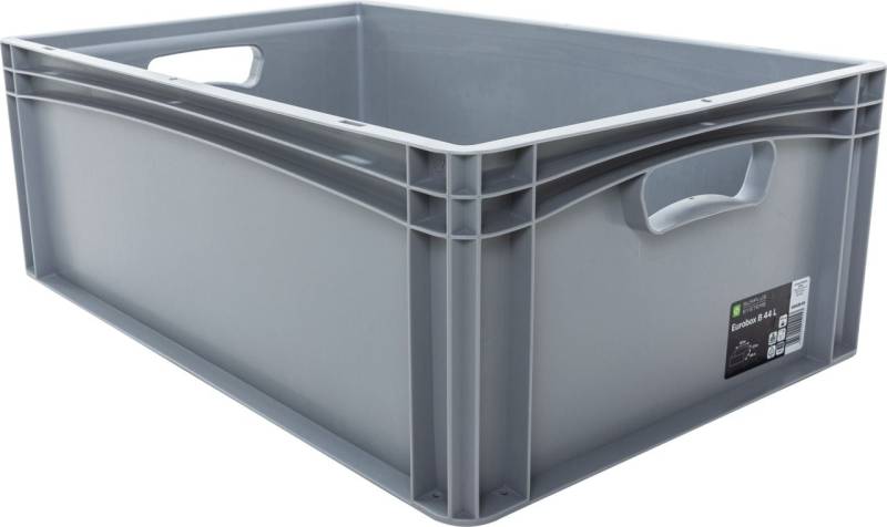 Eurobox 60 x 40 x 22 cm, 44,2 L grau von Surplus