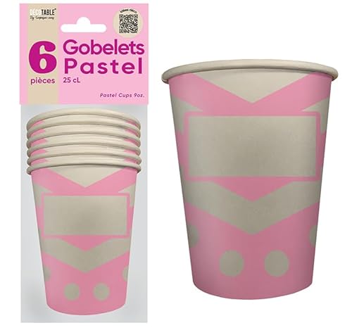 SURPRISEZ-VOUS 36 Becher, rosa Pastell à 25 cl von Surprisez-vous