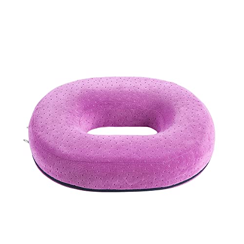 Surwin Donut Kissen Sitzkissen Orthopädisch, Sitzkissen Rund, Sitzkissen Bürostuhl, Hämorrhoiden Sitzkissen, Sitzring Steißbein Entlastung für Rücken, Hüfte (One Size,C) von Surwin