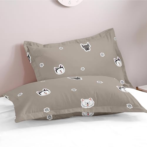 Surwin Kissenbezug 2er Set, Welpe Druck, 40x80cm Surwin Kissenbezug 2er Set, Welpe Druck, 40x80cm von Surwin