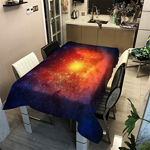 Surwin Tischtuch Drucken Tischdecke, Rechteckige Tischdecke Fleckschutz Pflegeleicht Abwaschbar Wählbar für Home Küche Dekoration (A,60x60cm) von Surwin