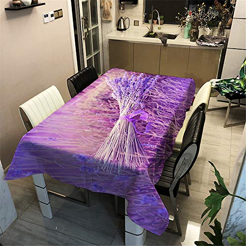 Surwin Wachstuchtischdecke Wachstischdecke Wachstuch Tischdecke abwaschbar für Tischsets Esstische Couchtische Und Küchen (Lila,140x180cm) von Surwin