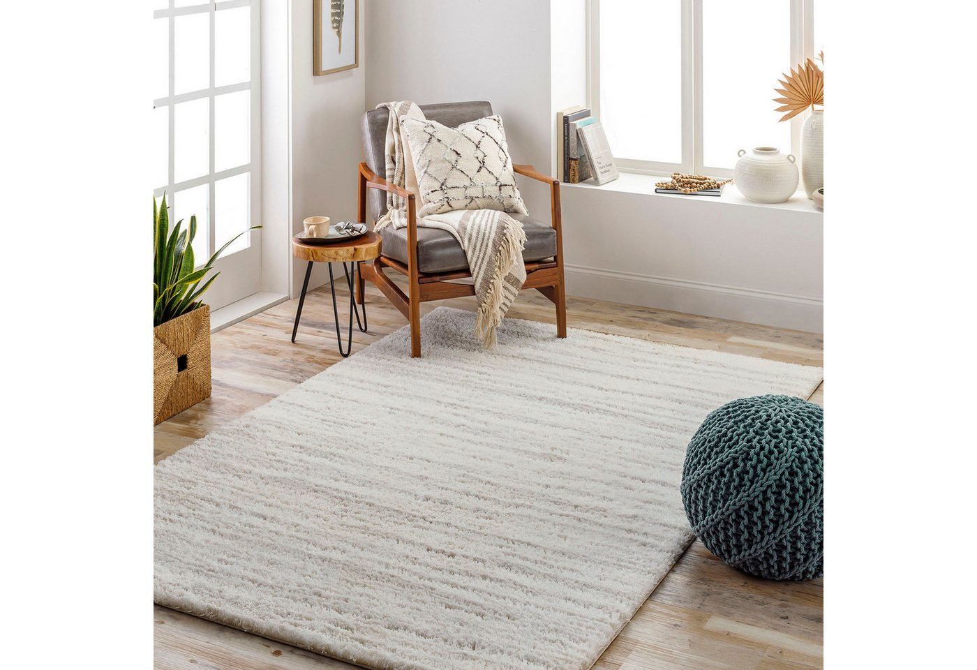 Livabliss Hochflor-Teppich GOUDA, rechteckig, Höhe: 31 mm von Livabliss