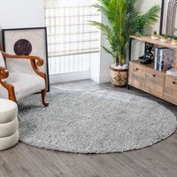 Surya Hochflor-Teppich "UNI CHIC 2300", rund von Surya